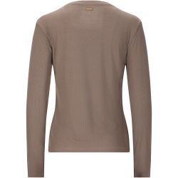 Athlecia Tinashe Rib Langarmshirt Damen 1292 - greige 34