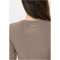 Athlecia Tinashe Rib Langarmshirt Damen 1292 - greige 34