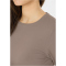 Athlecia Tinashe Rib Langarmshirt Damen 1292 - greige 34