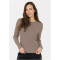 Athlecia Tinashe Rib Langarmshirt Damen 1292 - greige 34
