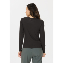 Athlecia Tinashe Rib Langarmshirt Damen 1001 - black 34