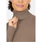 Athlecia Jelina Ribbed Turtleneck Langarmshirt Damen 3040 - fallen rock 36