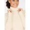Athlecia Jelina Ribbed Turtleneck Langarmshirt Damen 1145 - whisper white 36