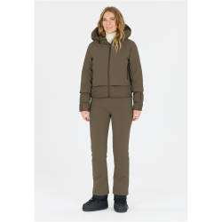 Athlecia Vikki Softshell Skihose Damen 1266 - black olive 34