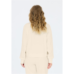 Athlecia Hecey 1/2-Zip Sweatshirt Damen 1145 - whisper white 34
