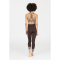 Athlecia Aspasia Color Block Leggings Damen 1294 - chocolate torte 34
