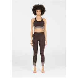 Athlecia Aspasia Color Block Leggings Damen 1294 - chocolate torte 38