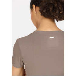Athlecia Tinashe Rib T-Shirt Damen 1292 - greige 36