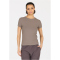 Athlecia Tinashe Rib T-Shirt Damen 1292 - greige 36