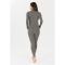 Athlecia Grina 1/2-Zip langarm Trainingsshirt Damen 1013 - gunmetal 34