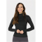 Athlecia Grina 1/2-Zip langarm Trainingsshirt Damen 1001 - black 34
