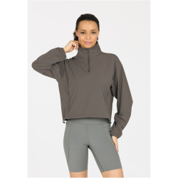 Athlecia Sharma 1/2-Zip Laufjacke Damen 1013 - gunmetal 34