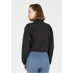 Athlecia Sharma 1/2-Zip Laufjacke Damen 1001 - black 34
