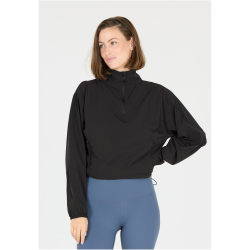 Athlecia Sharma 1/2-Zip Laufjacke Damen 1001 - black 34