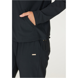 Athlecia Amisa Stretch 1/2-Zip Kapuzen-Trainingsjacke Damen 1001 - black 38