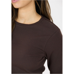 Athlecia Lankae Langarmshirt Damen 1294 - chocolate torte 40