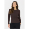 Athlecia Lankae Langarmshirt Damen 1294 - chocolate torte 40