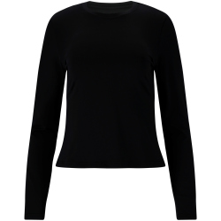 Athlecia Almi langarm Trainingsshirt Damen 1001 - black 34