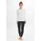 Athlecia Julee Loose Fit Seamless langarm Trainingsshirt Damen 1002 - white L/XL