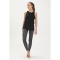 Athlecia Mota Slub Tanktop Damen 1111 - black melange 40