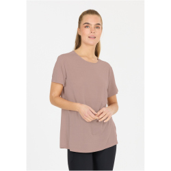 Athlecia Lizzy Slub Trainingsshirt Damen 4348 - sphinxsand 48