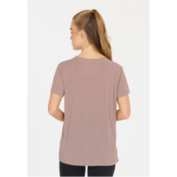 Athlecia Lizzy Slub Trainingsshirt Damen 4348 - sphinxsand 48
