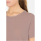 Athlecia Lizzy Slub Trainingsshirt Damen 4348 - sphinxsand 48