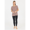Athlecia Lizzy Slub Trainingsshirt Damen 4348 - sphinxsand 48