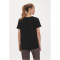 Athlecia Lizzy Slub Trainingsshirt Damen 1111 - black melange 48
