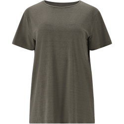 Athlecia Lizzy Slub Trainingsshirt Damen 1013 - gunmetal 48
