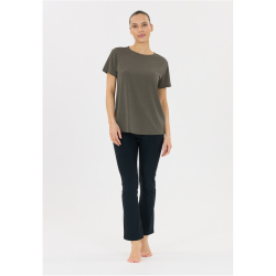 Athlecia Lizzy Slub Trainingsshirt Damen 1013 - gunmetal 48