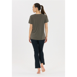 Athlecia Lizzy Slub Trainingsshirt Damen 1013 - gunmetal 48