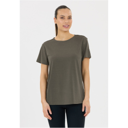 Athlecia Lizzy Slub Trainingsshirt Damen 1013 - gunmetal 48