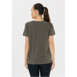 Athlecia Lizzy Slub Trainingsshirt Damen 1013 - gunmetal 48