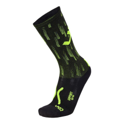 UYN Support Laufsocken Herren black/yellow fluo 35-38