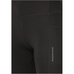 ENDURANCE Strong kurze Laufleggings Damen 1001 - black 34