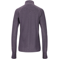 ENDURANCE Canna V2.0 Melange 1/2-Zip Laufshirt Damen 4371 - graystone 36