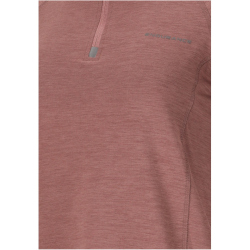 ENDURANCE Canna V2.0 Melange 1/2-Zip Laufshirt Damen 4321 - rose taupe 36