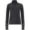 ENDURANCE Canna V2.0 Melange 1/2-Zip Laufshirt Damen 1111 - black melange 36