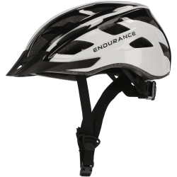 ENDURANCE Eddie Fahrradhelm 1002 - white M (52-59 cm)