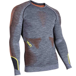 UYN Ambityon langarm Funktionsshirt melange Herren black...