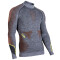 UYN Ambityon Funktionsshirt Turtleneck Herren black melange/orange/yellow S/M