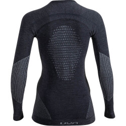 UYN Fusyon Cashmere langarm Funktionsshirt Damen grey stone/pearl L/XL