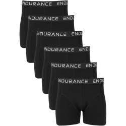 6er Pack ENDURANCE Burke Boxershorts Herren 1001 - black S