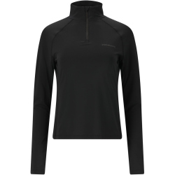 ENDURANCE Chrissie 1/2-Zip Laufshirt Damen 1001 - black 34