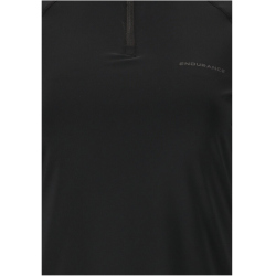 ENDURANCE Chrissie 1/2-Zip Laufshirt Damen 1001 - black 34