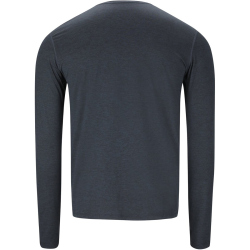 ENDURANCE Abdon Melange langarm Trainingsshirt Herren 1111 - black melange S
