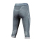 UYN Cashmere Shiny 3/4 Funktionsunterhose Damen celebrity silver XS