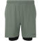 ENDURANCE Kros 2in1 Laufshorts Herren 3058 - balsam green S