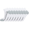 8er Pack ENDURANCE Avery Quarter Socken 1002A - white 35-38